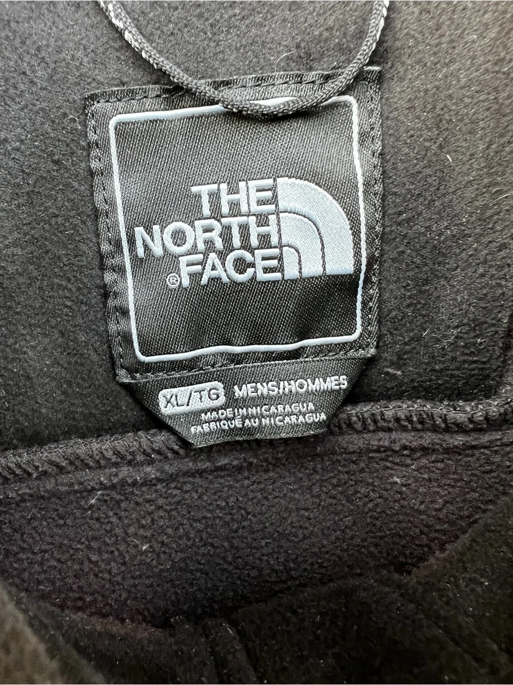 The North Face clean lightly